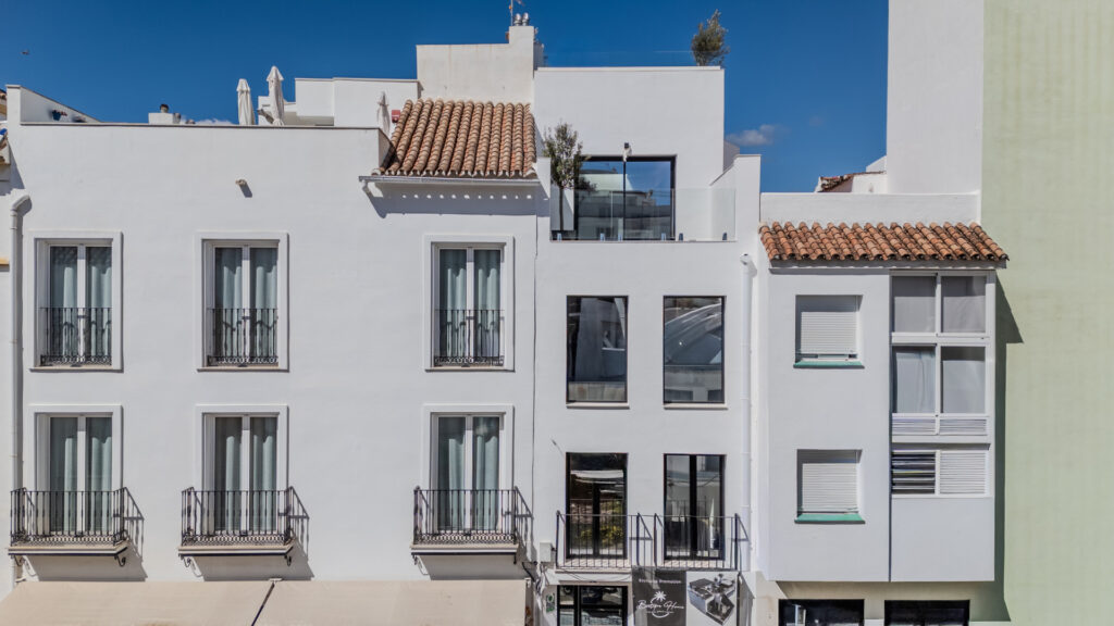 Unique Designer Home with 5m Ceilings and Rooftop Terrace in Estepona In Estepona Old Town