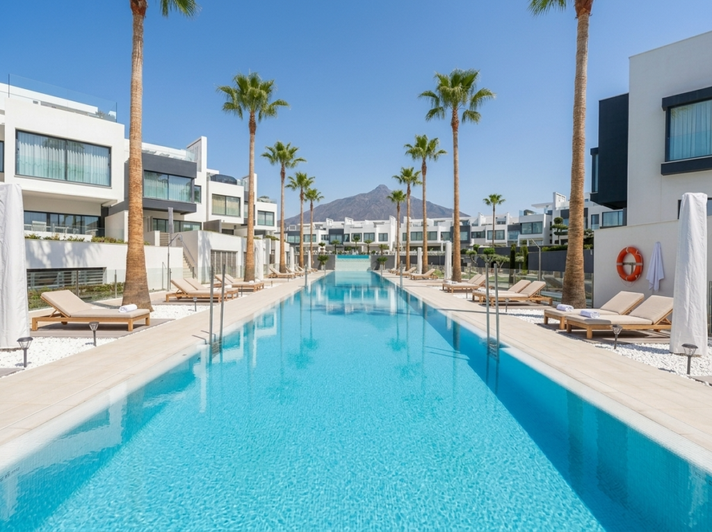 THE ISLAND, Estepona — Distinguished New-Build Residence with Sea & Mountain Views In The Island