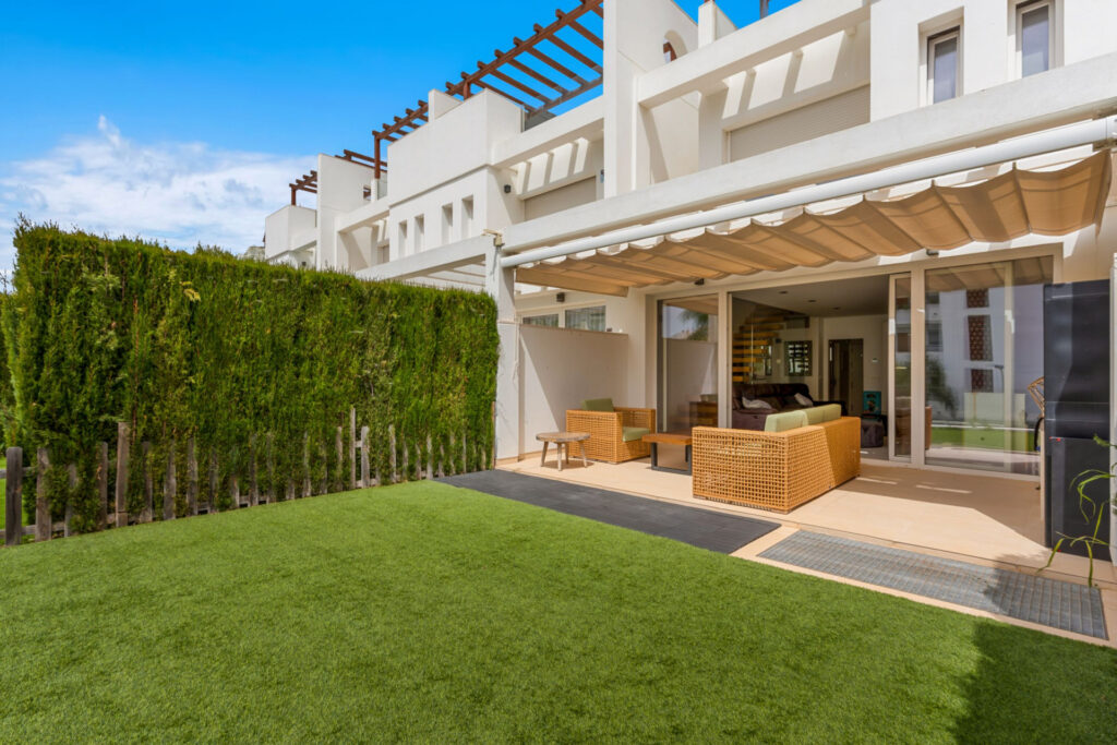 Stunning four-bedroom townhouse located in the gated community of El Romeral de Calahonda, Mijas Costa In El Romeral de Calahonda