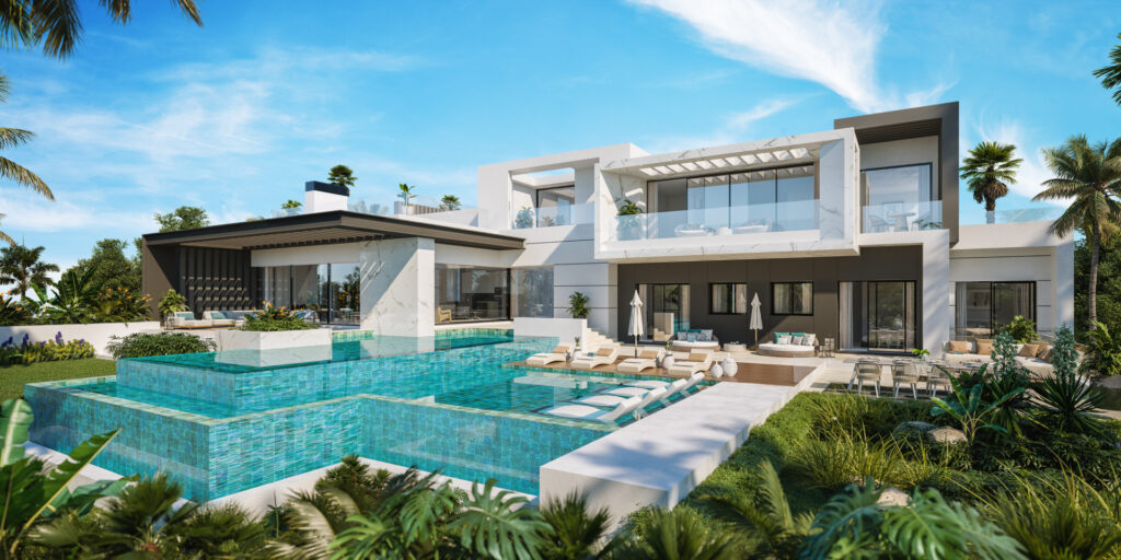 State of the art villas under construction on prime plots in El Paraíso In Paraiso Alto