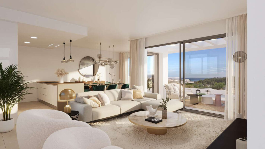 Mediterranean Residential Living with Panoramic Views in Estepona In Estepona
