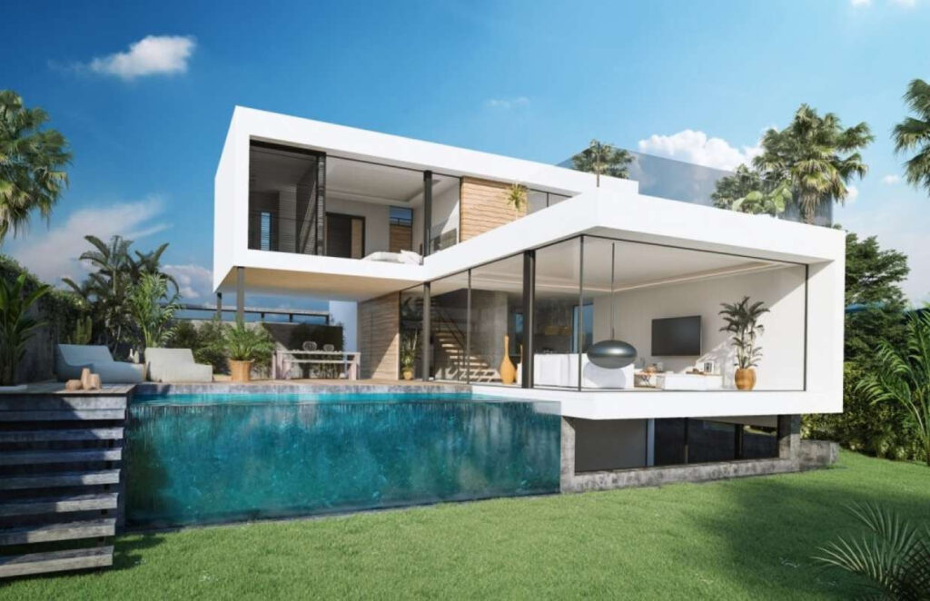Frontline Golf Modern Villas with Luxury Spa & Wellness Facilities in El Campanario In Estepona