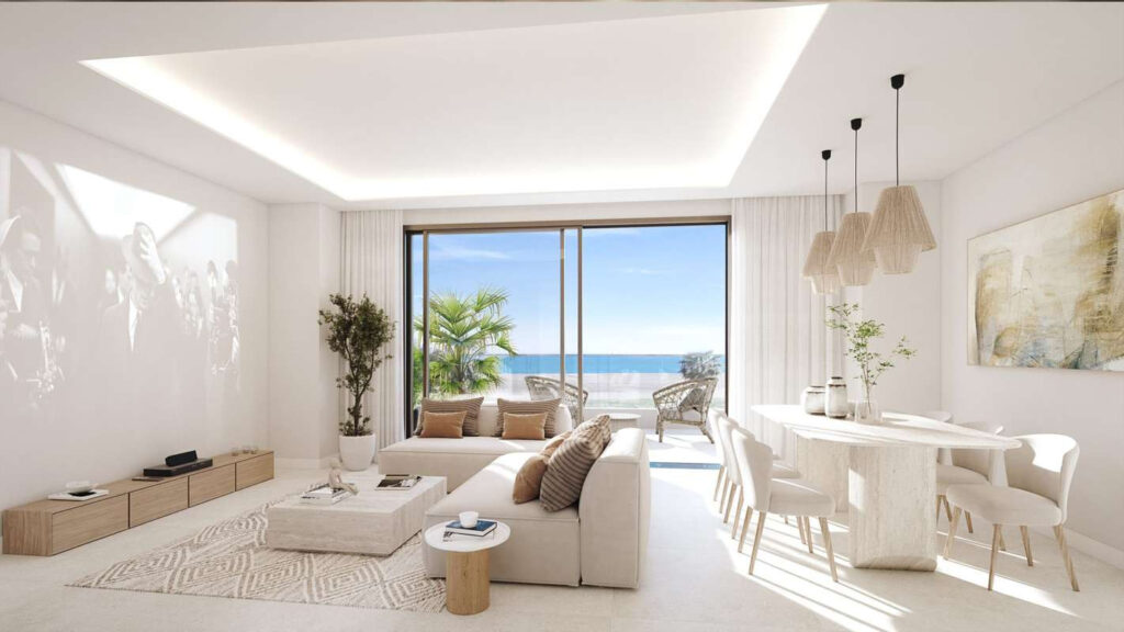 Beachfront Contemporary Residences on Málaga’s New Golden Mile In Malaga