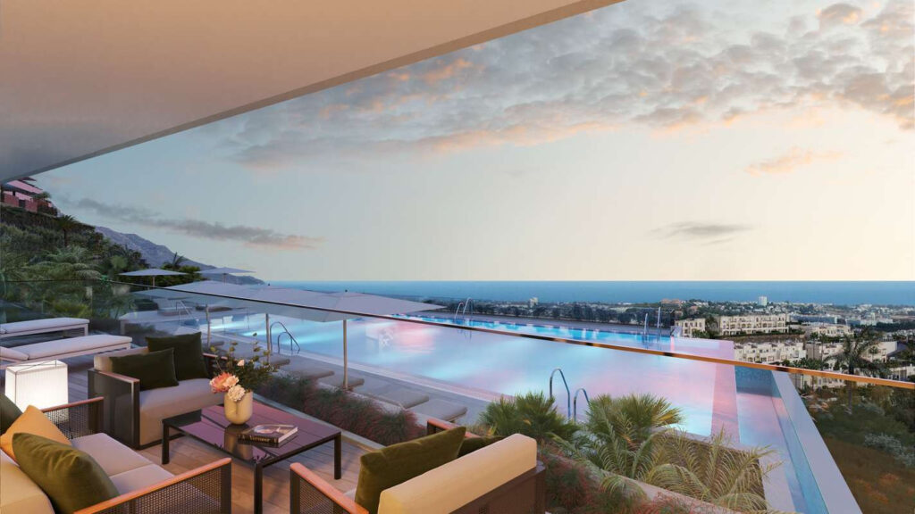 Luxury Hillside Apartments with Panoramic Sea Views in Benahavís In Benahavis