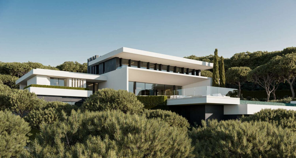 Elegant Hillside Villa with Seamless Integration into Nature In Benahavis