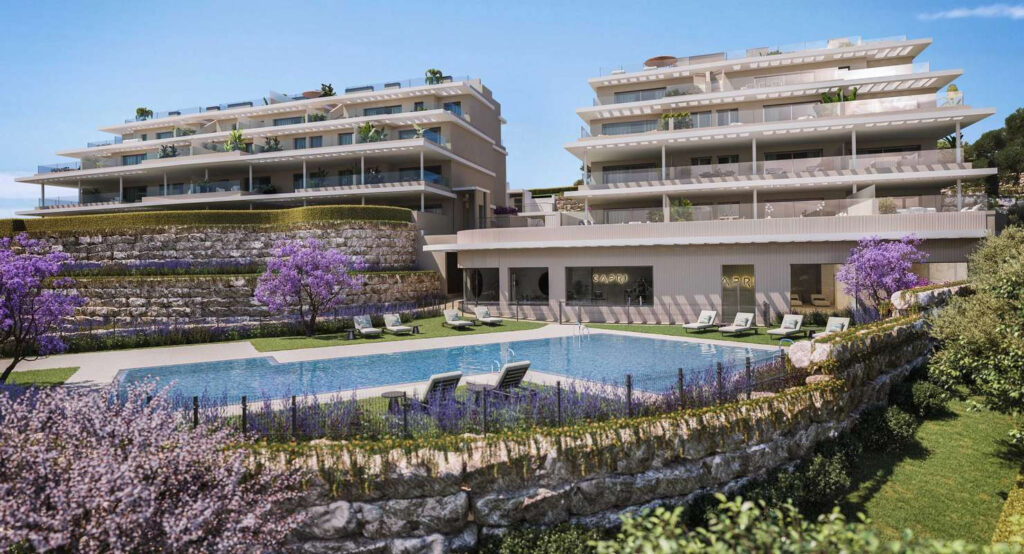 Mediterranean-Style Apartment Complex in La Resina Golf In Estepona