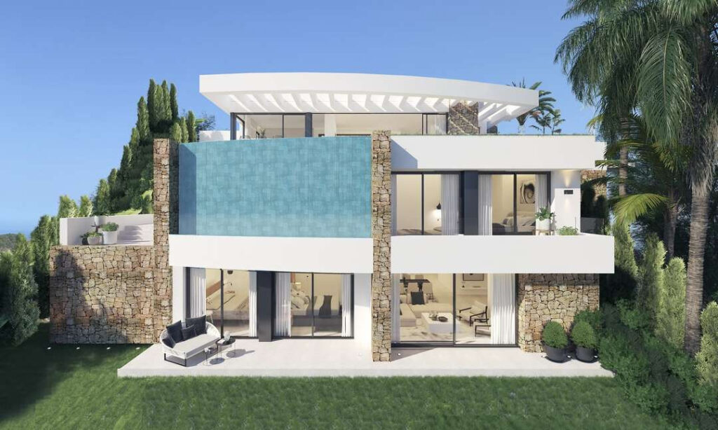 Spectacular New Panoramic View Villa in Mijas Pueblo In Estepona