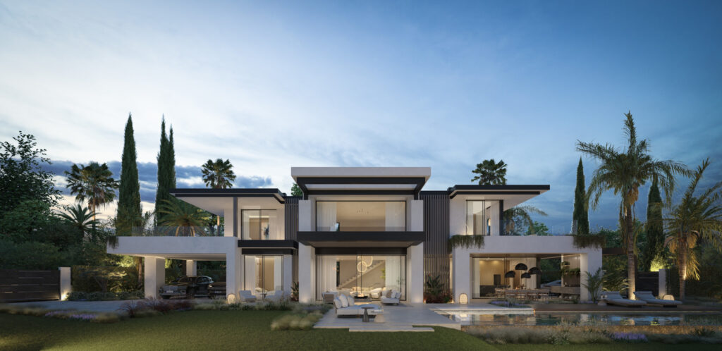 Blume, an exclusive boutique collection of 3 contemporary villas just steps from the beach, in one of Marbella’s most prestigious residential areas. In Cortijo Blanco