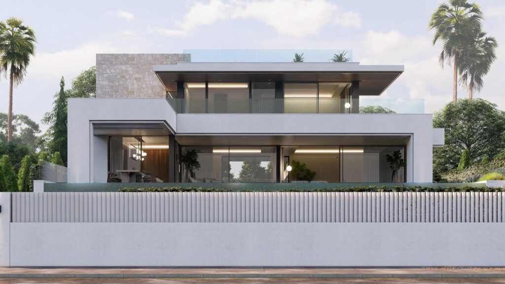 Brand new build villa in Marbesa 35 with amazing sea views and walking distance to the beach In Marbesa