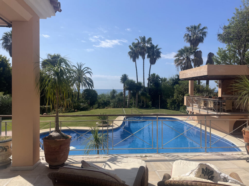 Frontline beach villa, New Golden Mile, Estepona In Estepona East