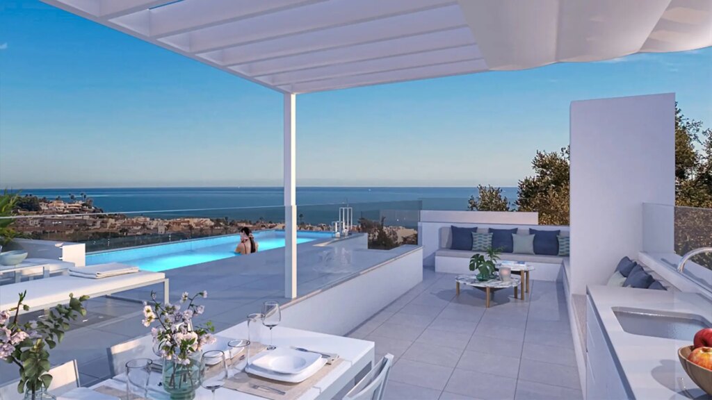 Costa del Sol in its purest form: light, sea and golf In Cala de Mijas