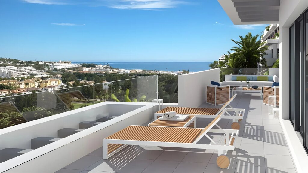Costa del Sol in its purest form: light, sea and golf In Cala de Mijas