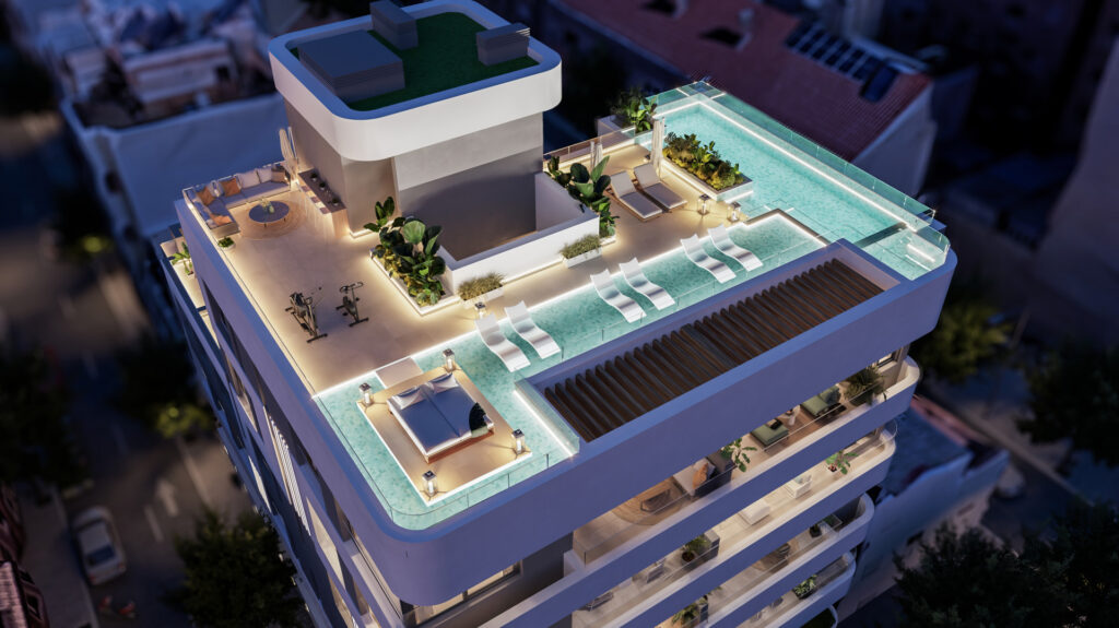 Milabeka, an exclusive boutique development of 10 contemporary residences just 200 metres from the beach in Málaga. In Malaga